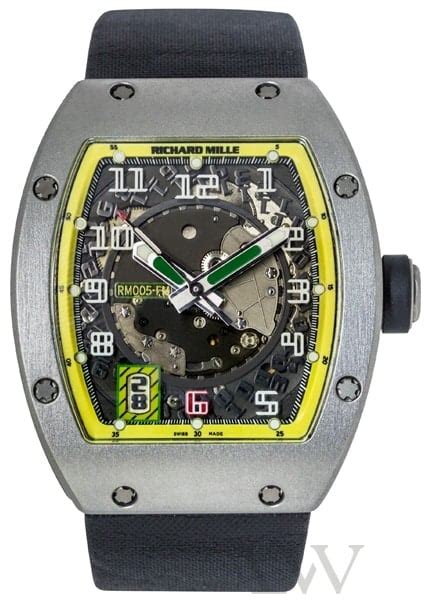 richard mille 096|RICHARD MILLE, RM005, FELIPE MASSATITANIUM .